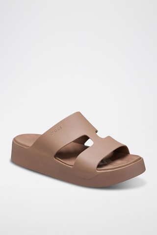 Mules plateformes Getaway - Marron