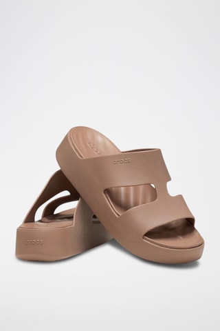 Mules plateformes Getaway - Marron