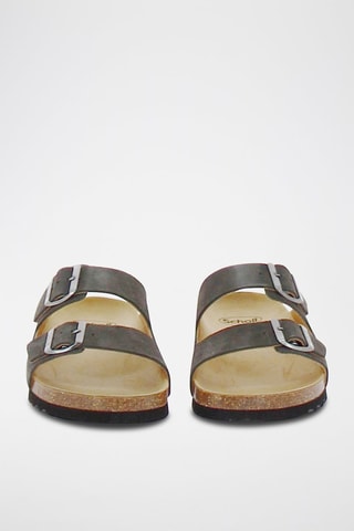 Mules en nubuck Julien - Gris foncé - Scholl