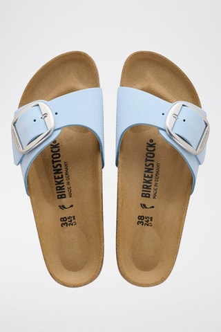Mules en cuir - Bleu clair