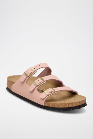 Mules en cuir - Rose