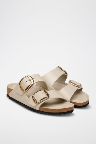 Mules en cuir - Beige