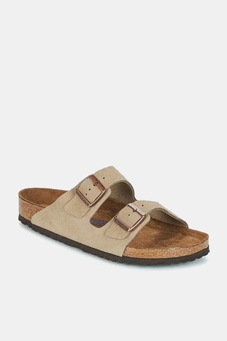 Mules en cuir Arizona - Gris