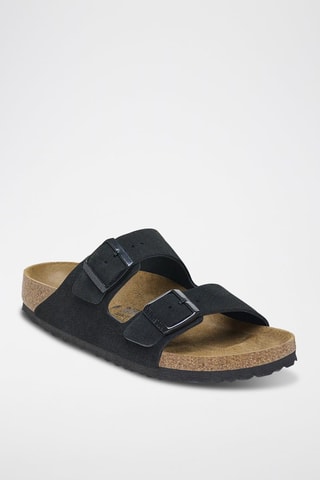 Mules en nubuck Arizona - Noir