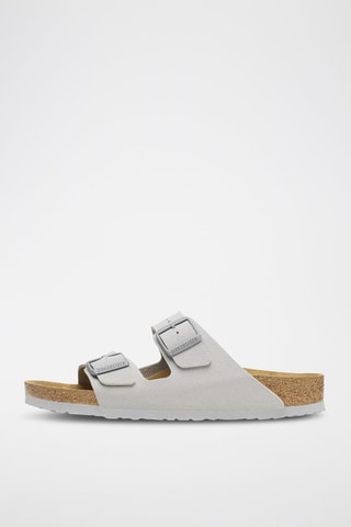 Mules en cuir Arizona - Gris