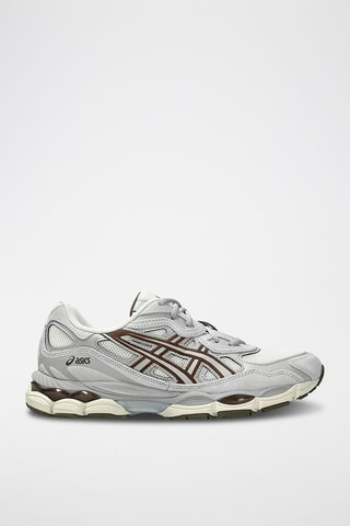 Baskets de running en nubuck Gel Nyc - Marron et gris clair - Asics