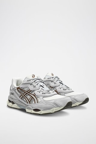 Baskets de running en nubuck Gel Nyc - Marron et gris clair - Asics