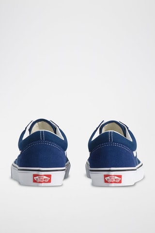 Baskets en cuir Old Skool - Bleu marine - Vans