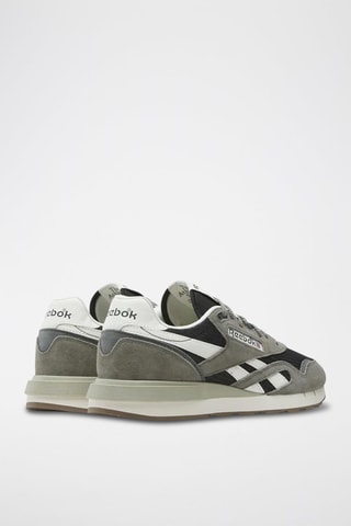 Baskets en cuir Classic Nylon 89 - Noir et gris foncé - Reebok