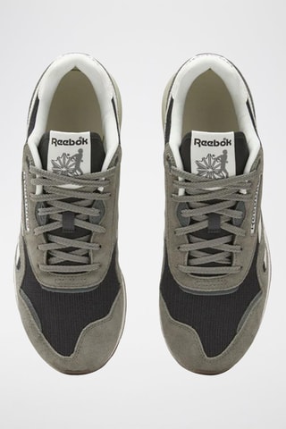Baskets en cuir Classic Nylon 89 - Noir et gris foncé - Reebok