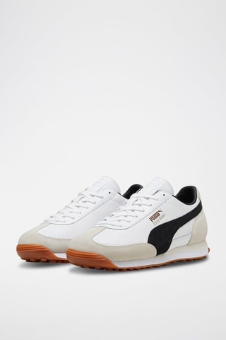 Baskets en cuir Easy Rider Mix - Blanc