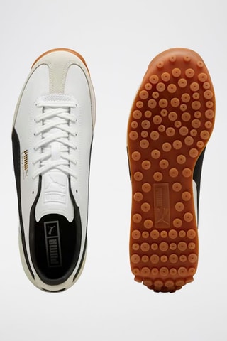 Baskets en cuir Easy Rider Mix - Blanc
