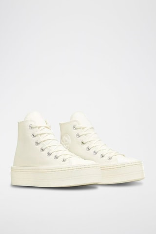 Sneakers plateformes montantes All Star Modern Lift - Blanc