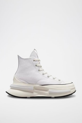 Baskets montantes plateformes en cuir Run Star Legacy Cx - Blanc