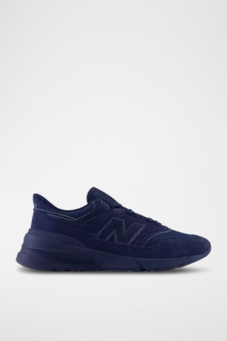 Baskets en nubuck 997 - Bleu marine
