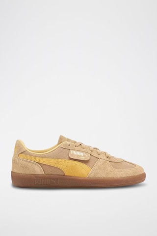 Sneakers en cuir Palermo Vintage - Beige et jaune