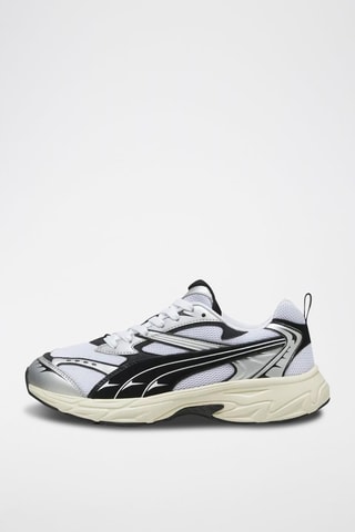 Sneakers Morphic Retro - Blanc et noir