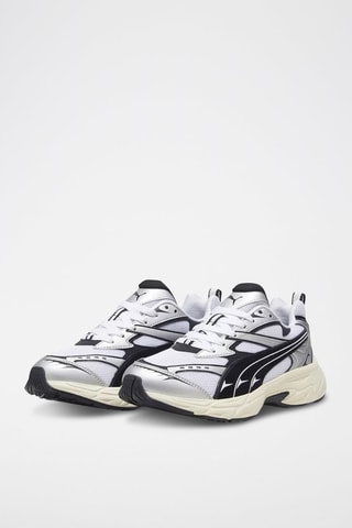 Sneakers Morphic Retro - Blanc et noir