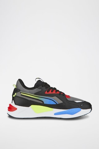 Sneakers RS-Z Tech en cuir-Noir et rouge