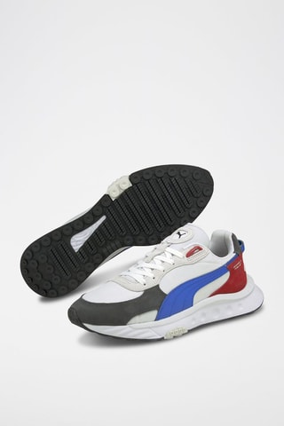Sneakers Wild Rider Rollin-Blanc et bleu