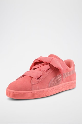 Sneakers en nubuck Suede Heart SNK  - Corail