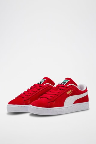 Baskets en cuir Classic - Rouge et blanc
