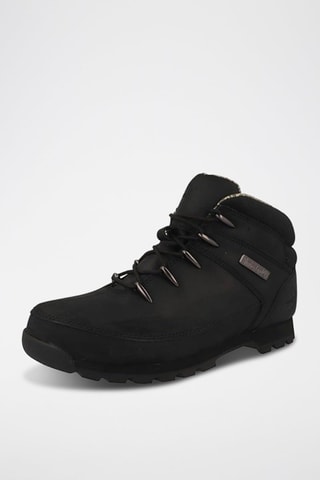 Chaussures de randonnée en montagne en nubuck Euro Sprint Hiker - Noir 