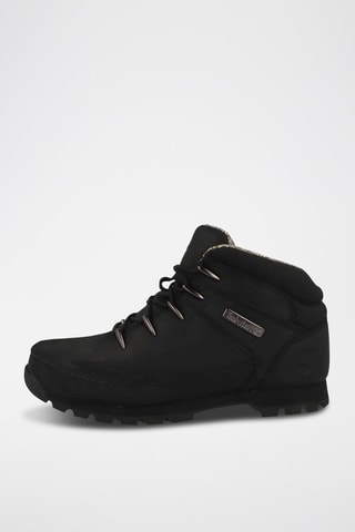 Chaussures de randonnée en montagne en nubuck Euro Sprint Hiker - Noir 