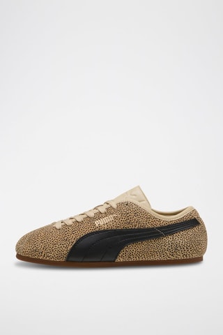 Chaussures de running en cuir Puma Tackle Topcat - Beige