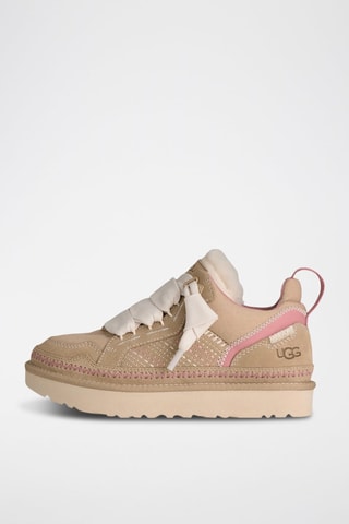 Chaussures de randonnée fourrées en nubuck Lowmel Meadow - Beige