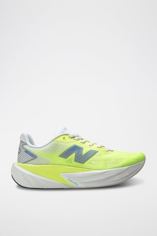 Chaussures d’entraînement FuelCell Rebel V5 - Vert fluo et gris clair - New Balance