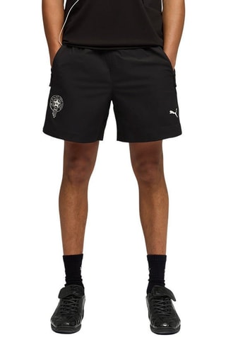 Short relaxed de running Fédération Royale Marocaine de Football - Noir