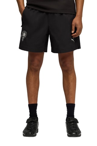 Short relaxed de running Fédération Royale Marocaine de Football - Noir