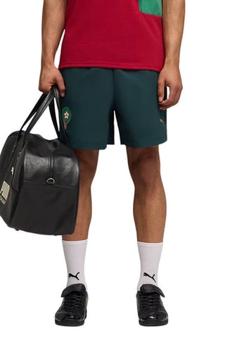 Short relaxed de running Fédération Royale Marocaine de Football - Bleu canard