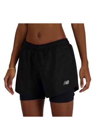 Short 2-en-1 - Noir - New Balance