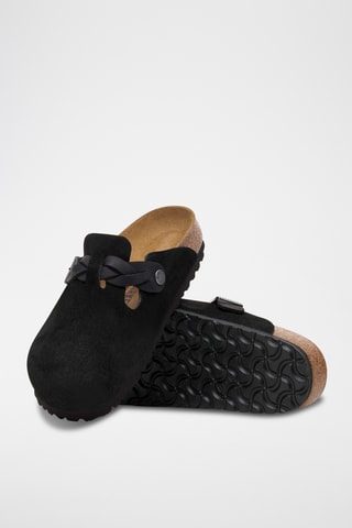 Sabots en cuir Boston - Noir