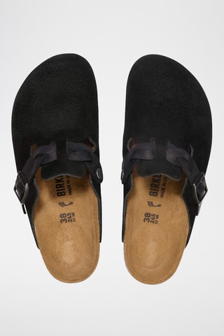 Sabots en cuir Boston - Noir