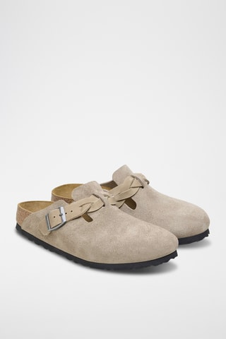 Sabots en cuir Boston - Beige