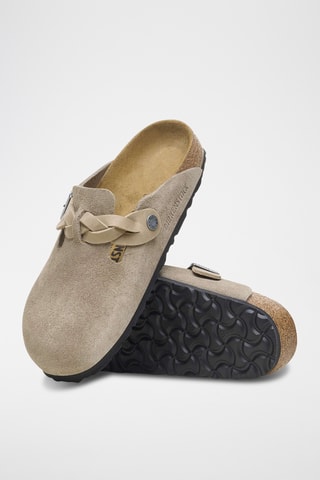 Sabots en cuir Boston - Beige