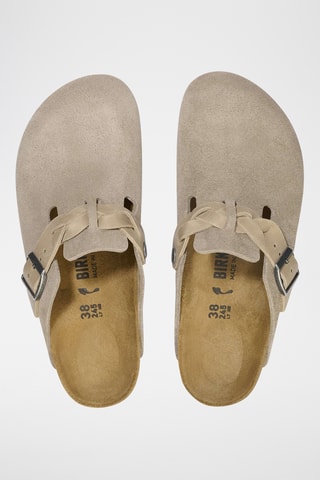 Sabots en cuir Boston - Beige
