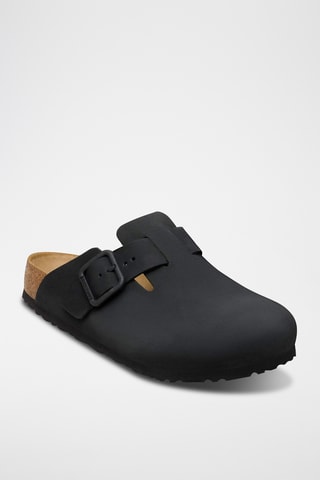 Sabots en cuir Boston - Noir