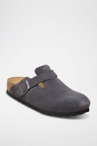 Sabots en nubuck Boston - Gris