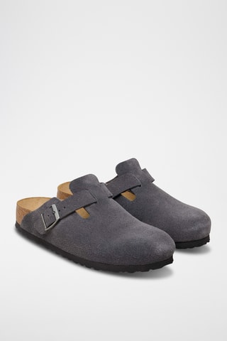 Sabots en nubuck Boston - Gris