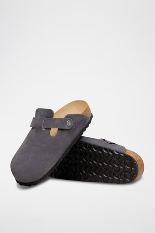 Sabots en nubuck Boston - Gris