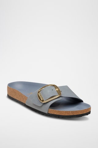 Mules en cuir Madrid - Gris