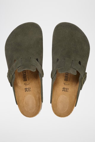 Sabots en nubuck Boston - Kaki