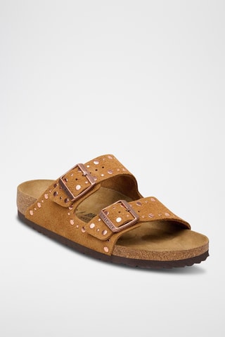 Mules en cuir Arizona - Marron