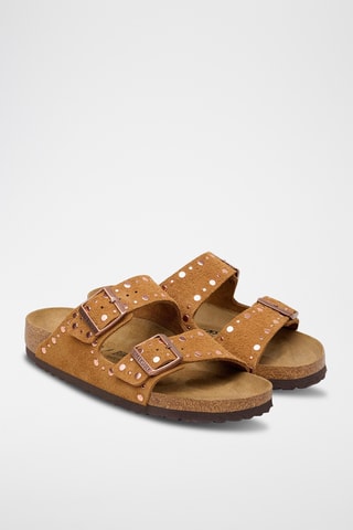 Mules en cuir Arizona - Marron