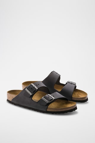 Mules en cuir Arizona - Noir