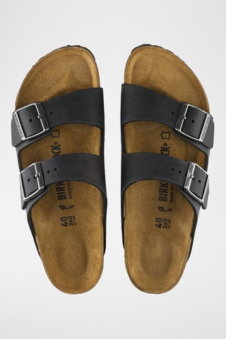 Mules en cuir Arizona - Noir